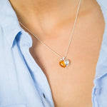 Amber Apple Pendant- Necklaces- Baltic Beauty
