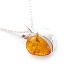 Amber Apple Pendant- Necklaces- Baltic Beauty
