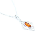 Baltic Beauty Pendant Amber Filigree Chandelier Pendant