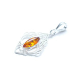 Baltic Beauty Pendant Amber Filigree Chandelier Pendant