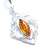 Baltic Beauty Pendant Amber Filigree Chandelier Pendant