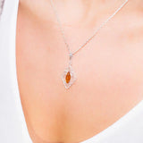 Baltic Beauty Pendant Amber Filigree Chandelier Pendant