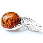 Amber Orb Pendant- Necklaces- Baltic Beauty