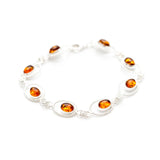 Amber Quintessence Link Bracelet- Bracelets- Baltic Beauty