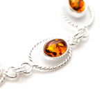 Amber Quintessence Link Bracelet- Bracelets- Baltic Beauty