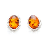 Amber Quintessence Stud Earrings- Earrings- Baltic Beauty