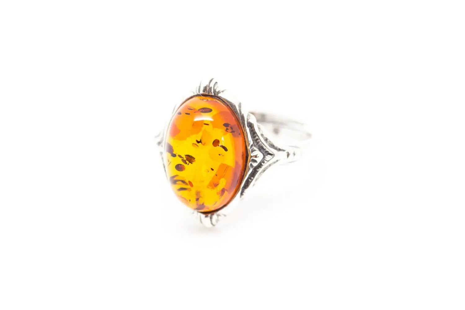 Baltic Beauty Rings Boho Amber Ring