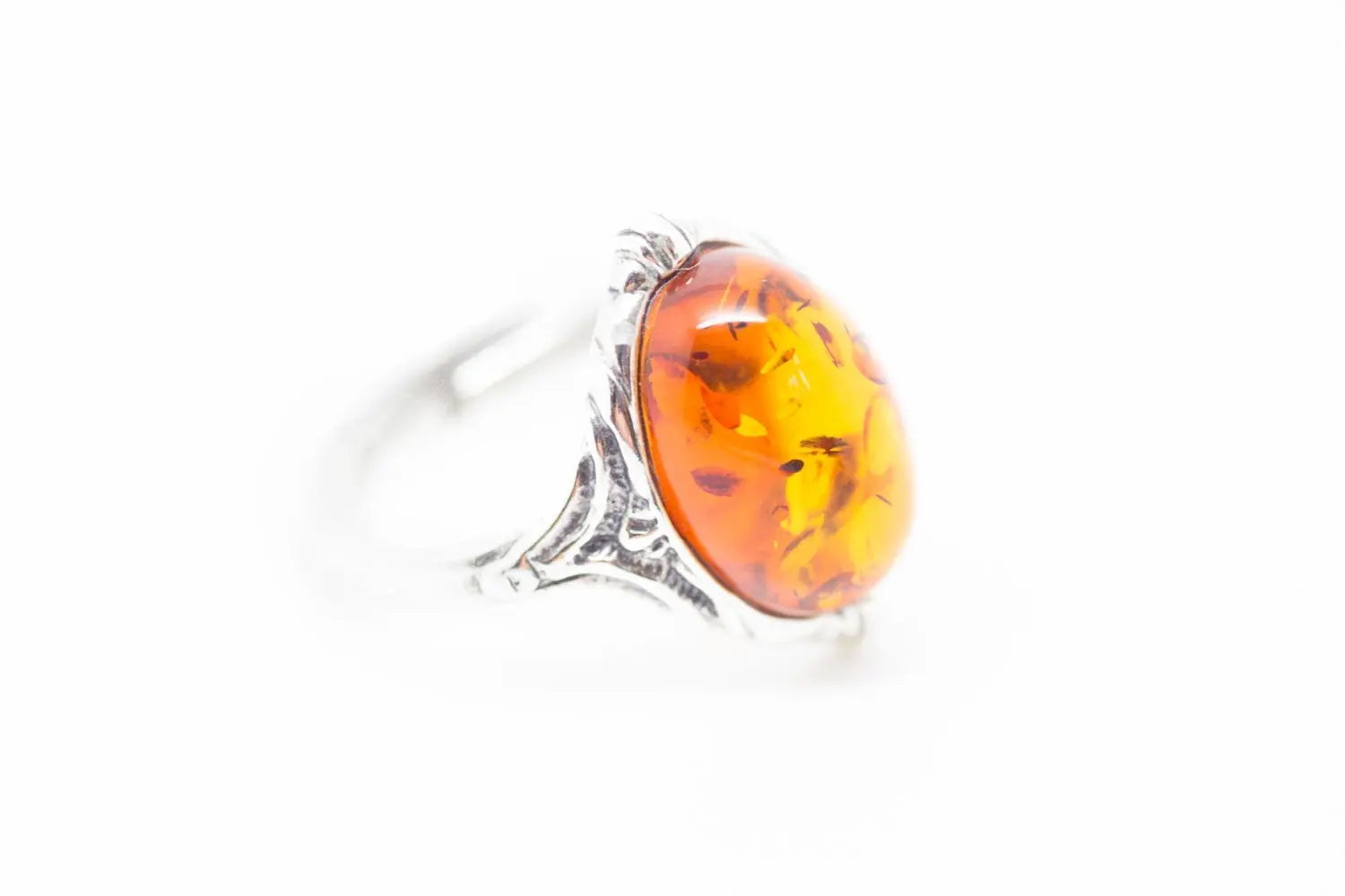 Baltic Beauty Rings Boho Amber Ring