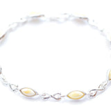 Baltic Beauty Bracelets Butterscotch Amber Infinity Bracelet
