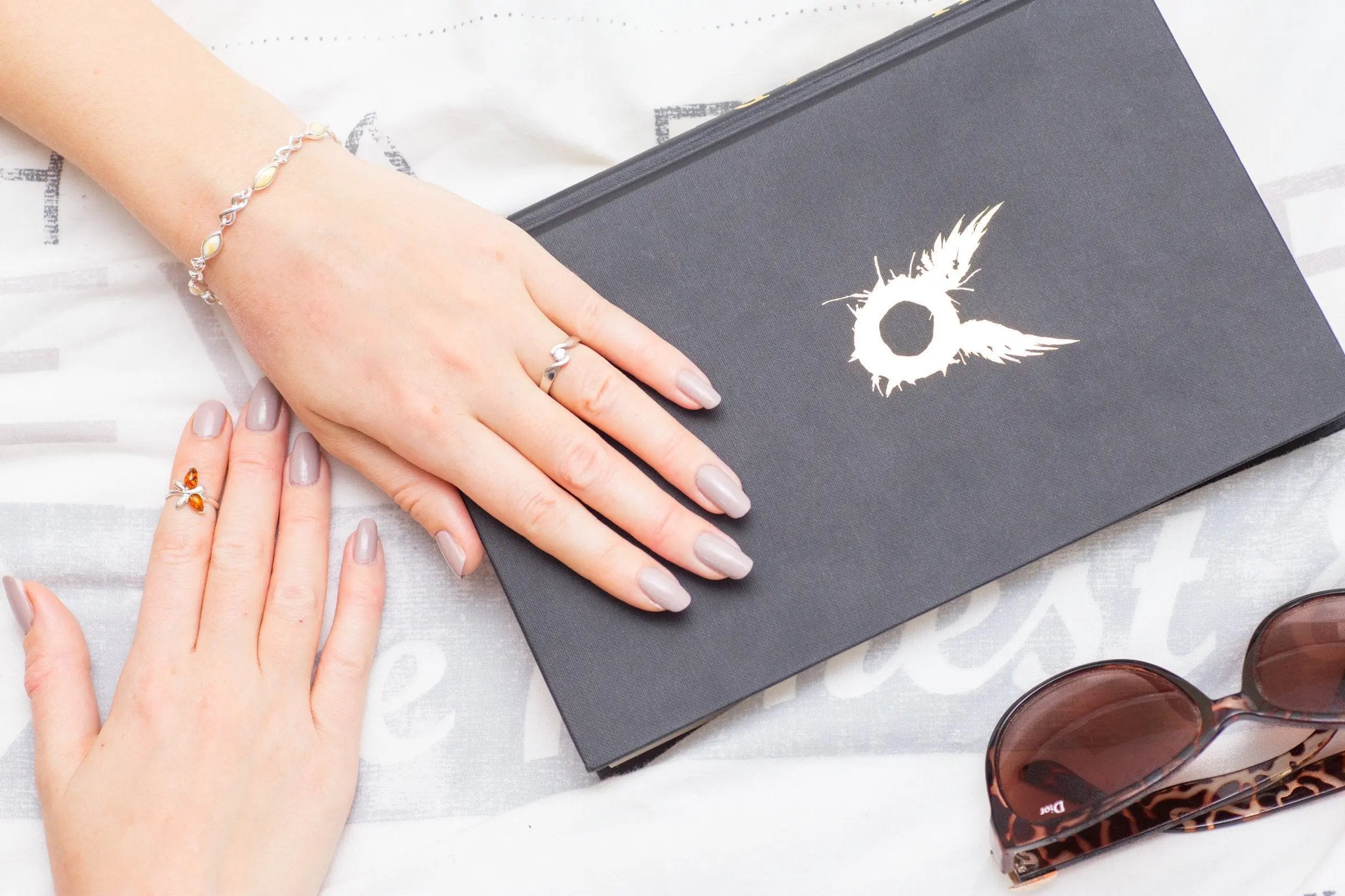 Baltic Beauty Bracelets Butterscotch Amber Infinity Bracelet