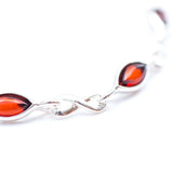 Baltic Beauty Bracelets Cherry Amber Infinity Bracelet