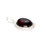 Cherry Red Amber Quintessence Pendant- Necklaces- Baltic Beauty