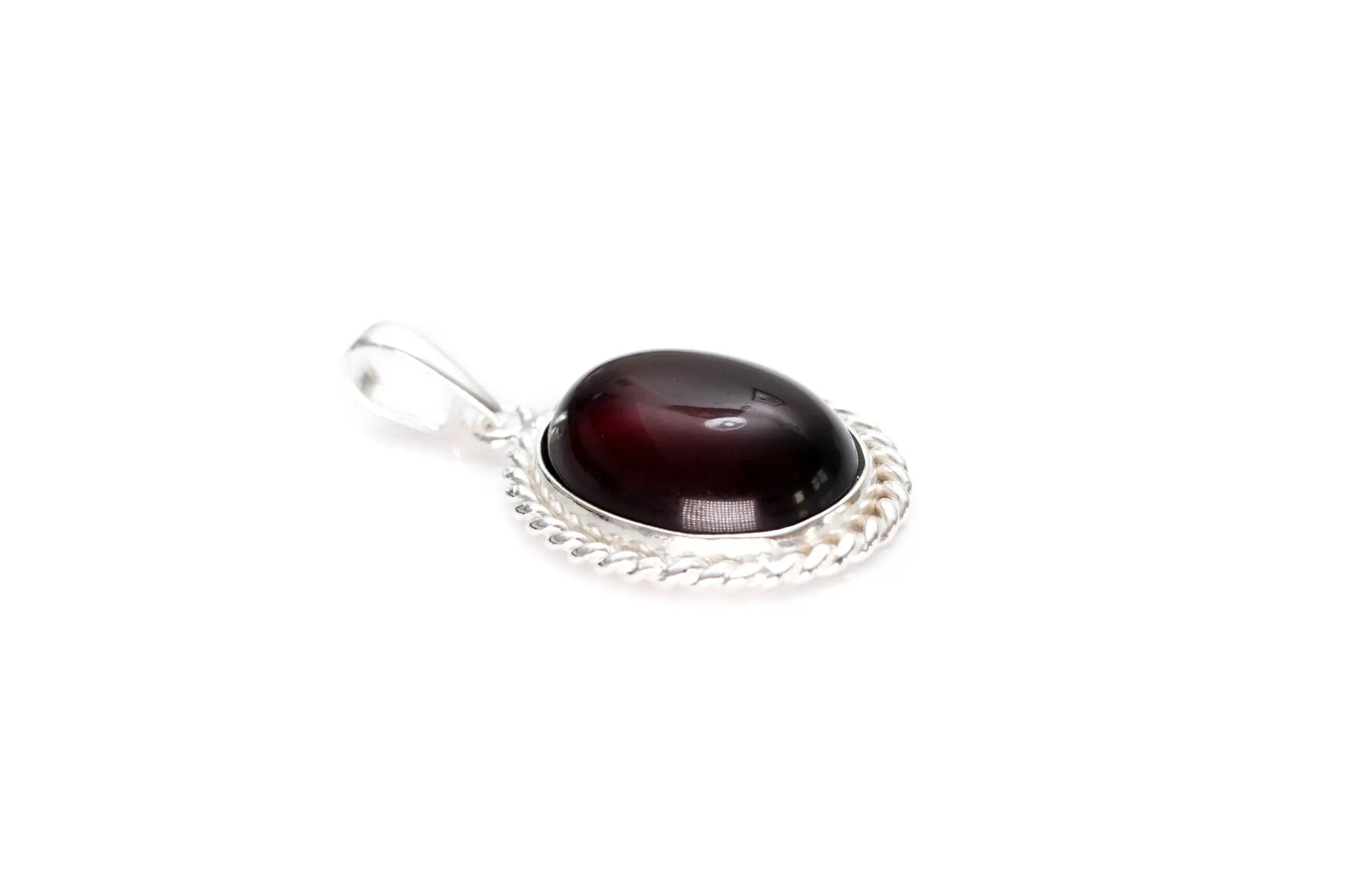 Cherry Red Amber Quintessence Pendant- Necklaces- Baltic Beauty