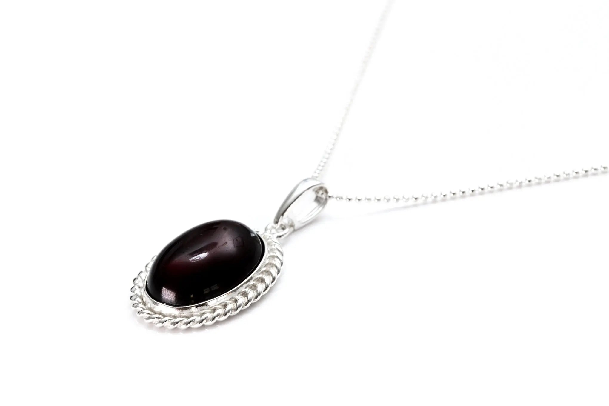 Cherry Red Amber Quintessence Pendant- Necklaces- Baltic Beauty