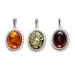 Cherry Red Amber Quintessence Pendant- Necklaces- Baltic Beauty