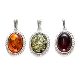 Cherry Red Amber Quintessence Pendant- Necklaces- Baltic Beauty