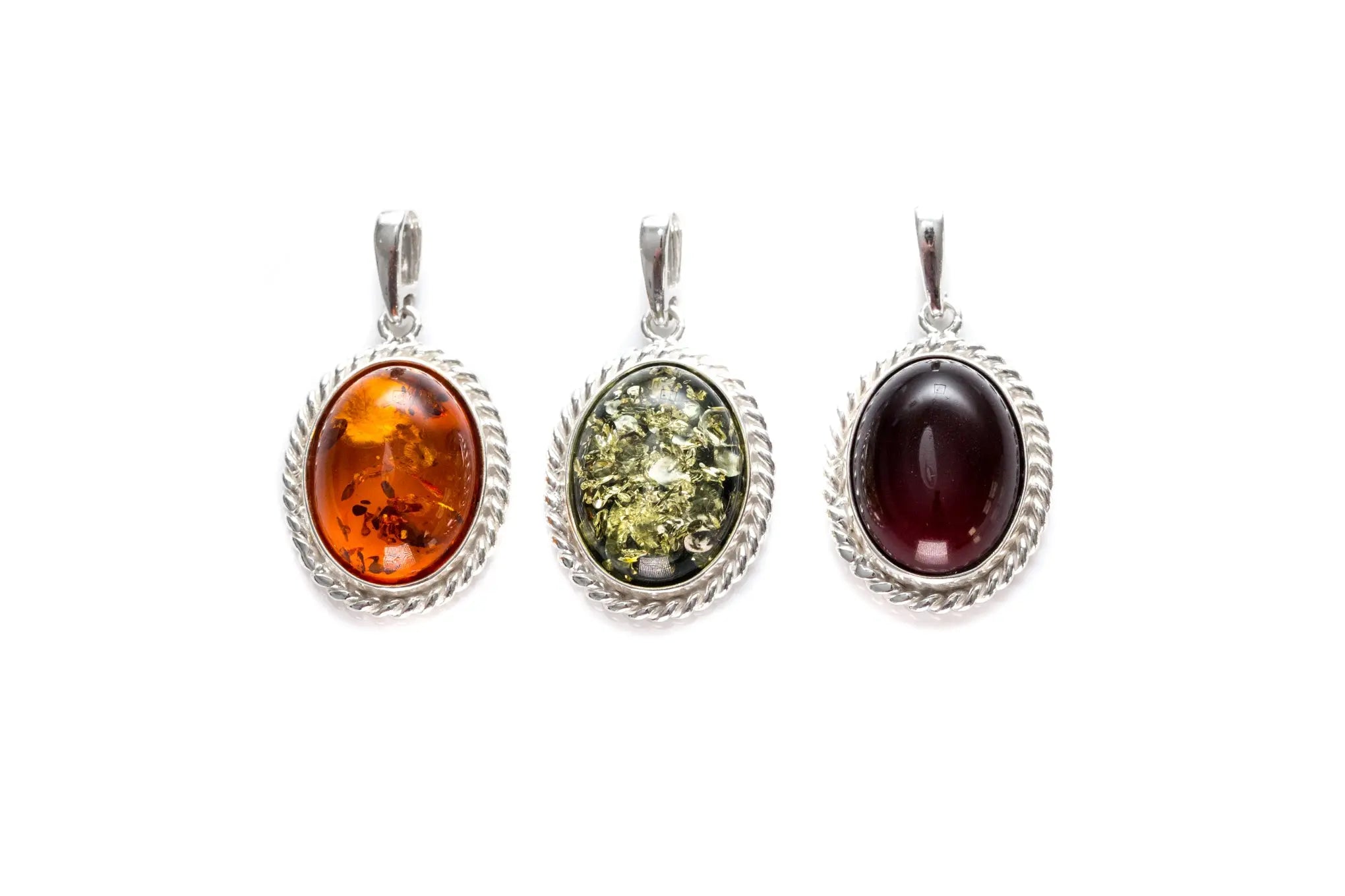 Cherry Red Amber Quintessence Pendant- Necklaces- Baltic Beauty