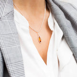 Dainty Sparkly Marquise Pendant- Necklaces- Baltic Beauty