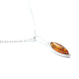 Dainty Sparkly Marquise Pendant- Necklaces- Baltic Beauty
