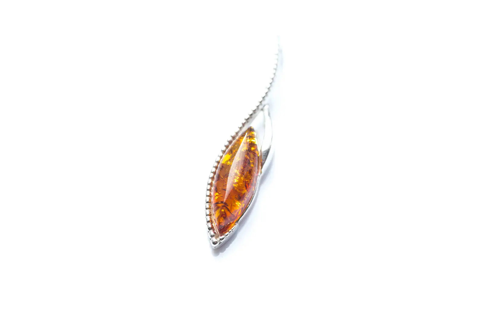 Dainty Sparkly Marquise Pendant- Necklaces- Baltic Beauty