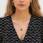 Demi Green Amber Drop Earrings- Earrings- Baltic Beauty