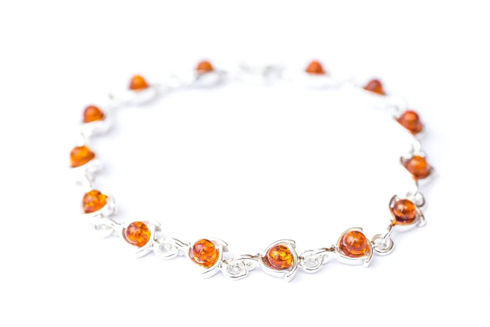 Baltic Beauty Bracelets Fine Amber Link Bracelet