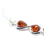 Infinity Charm Anklet Chain- Anklets- Baltic Beauty