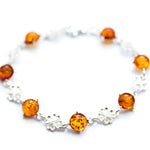 Lucky Clover Amber Bracelet- Bracelets- Baltic Beauty