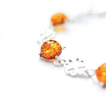 Lucky Clover Amber Bracelet- Bracelets- Baltic Beauty