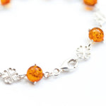 Lucky Clover Amber Bracelet- Bracelets- Baltic Beauty