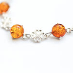 Lucky Clover Amber Bracelet- Bracelets- Baltic Beauty