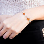 Lucky Clover Amber Bracelet- Bracelets- Baltic Beauty