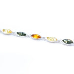 Marquise Multicolour Amber Bracelet- Bracelets- Baltic Beauty