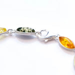 Marquise Multicolour Amber Bracelet- Bracelets- Baltic Beauty