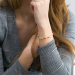 Marquise Multicolour Amber Bracelet- Bracelets- Baltic Beauty