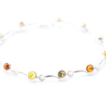 Baltic Beauty Bracelets Dainty Multicolour Amber Bracelet
