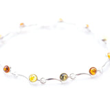 Baltic Beauty Bracelets Dainty Multicolour Amber Bracelet