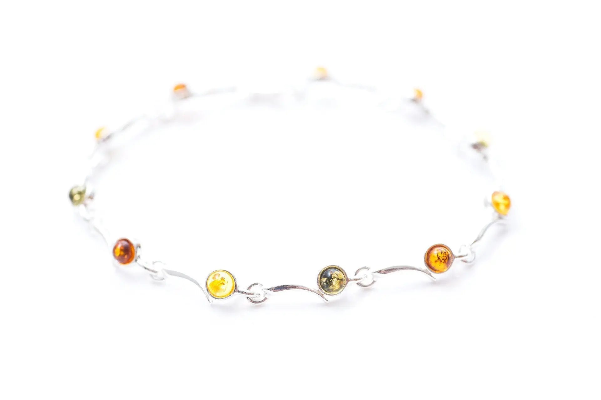 Baltic Beauty Bracelets Dainty Multicolour Amber Bracelet