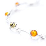 Baltic Beauty Bracelets Dainty Multicolour Amber Bracelet