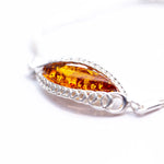 Modern Amber Chain Bracelet- Bracelets- Baltic Beauty