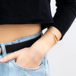 Modern Amber Chain Bracelet- Bracelets- Baltic Beauty