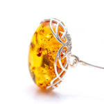 Modern Baltic Amber Fixed Bangle- Bangles- Baltic Beauty