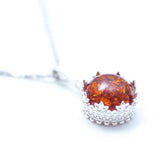 Baltic Beauty Pendant Princess Crown Amber Pendant