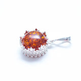 Baltic Beauty Pendant Princess Crown Amber Pendant