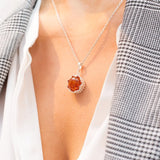Baltic Beauty Pendant Princess Crown Amber Pendant