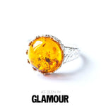 Baltic Beauty Rings Dainty Amber Ring