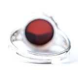 Baltic Beauty Rings Dainty Cherry Amber Ring