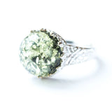 Baltic Beauty Rings Dainty Green Amber Ring
