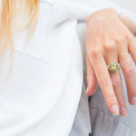 Baltic Beauty Rings Dainty Green Amber Ring