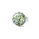 Baltic Beauty Rings Dainty Green Amber Ring